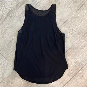 LULU LEMON muscle tee tank! Size 4! WORN ONCE.